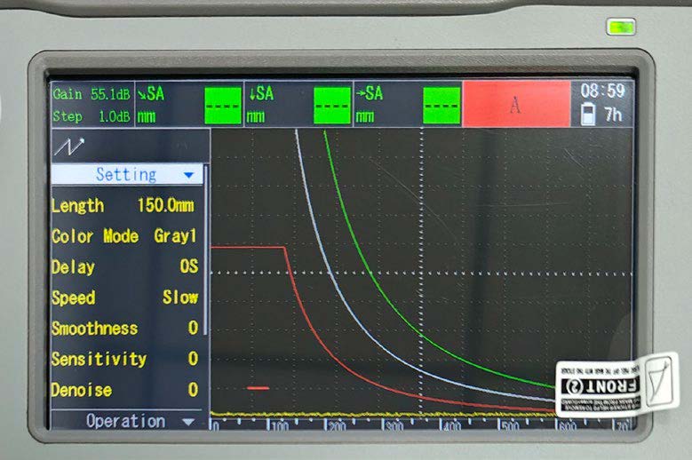 IFlaw 100 Ultrasonic Flaw Detector（6）