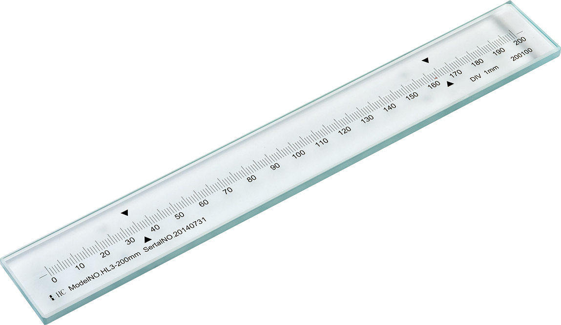 1 标准玻璃线纹尺 3