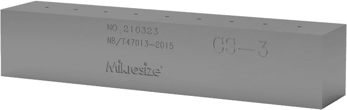 Standard Test Block for Ultrasonic Tester