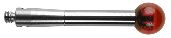 M2 O5 mm红宝石测球，碳化钨测杆，长度20 mm，有效工作长度20 mm