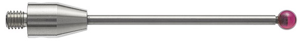 M4 O6 mm红宝石测球，碳化钨测杆，长度50 mm，有效工作长度40.7 mm
