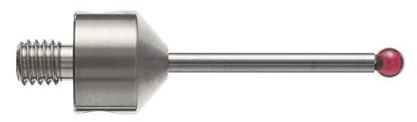 M5 O2 mm红宝石测球，碳化钨测杆，长度30 mm，有效工作长度21 mm