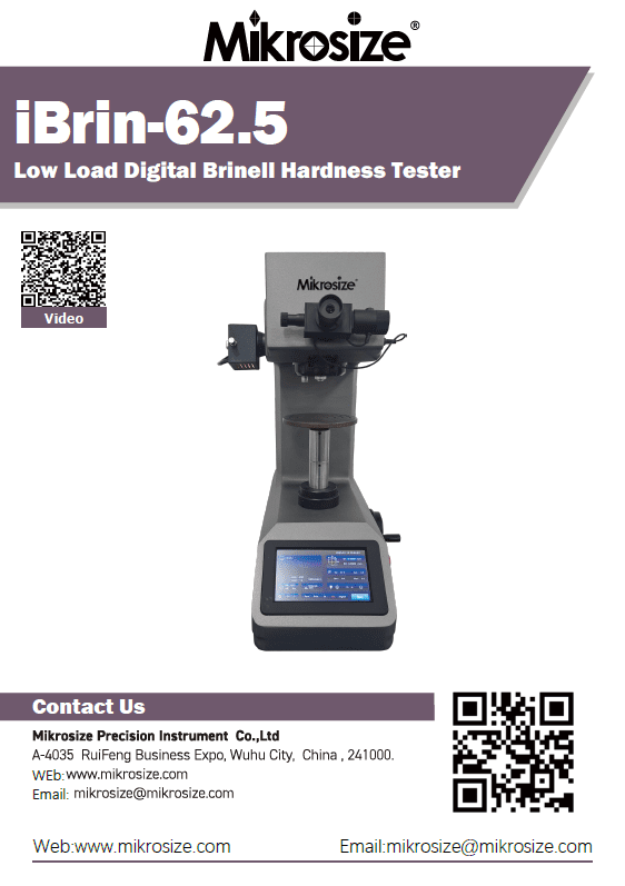 iBrin-62.5 Digital Low Load Brinell Hardness Tester
