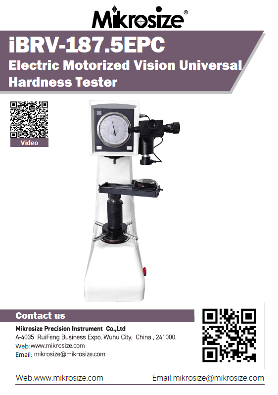 iBRV-187.5 EPC Electric Motorized Universal Hardness Tester