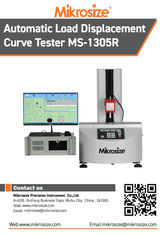 MS-1305R Automatic Load Displacement Curve Tester