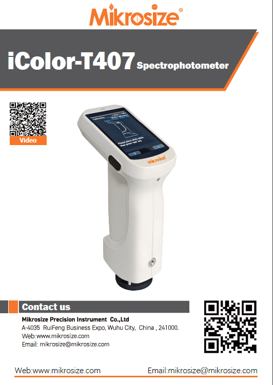 iColor-T407 Spectrophotometer