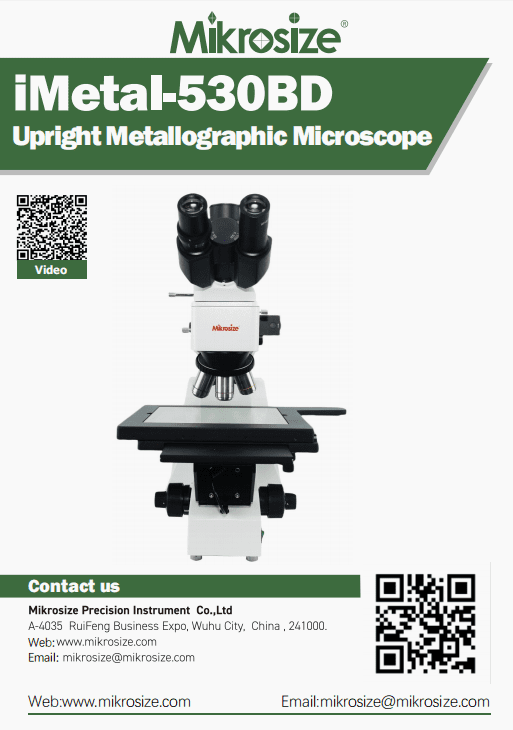 iMetal-530B/BD Upright Metallographic Microscope