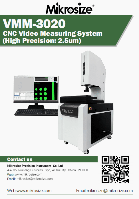 VMM-3020 CNC Video Measuring System (High Precision: 2.5um)