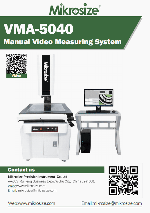 VMA-5040 Manual Video Measuring System