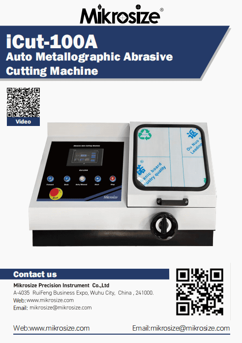 iCut-100A Metallographic Abrasive cutting Machine
