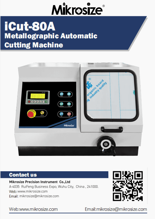 iCut-80A Metallographic Sample Cutting Machine