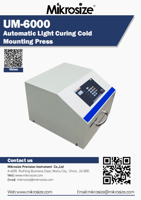 UM-6000 Automatic Light Curing Cold Mounting Press