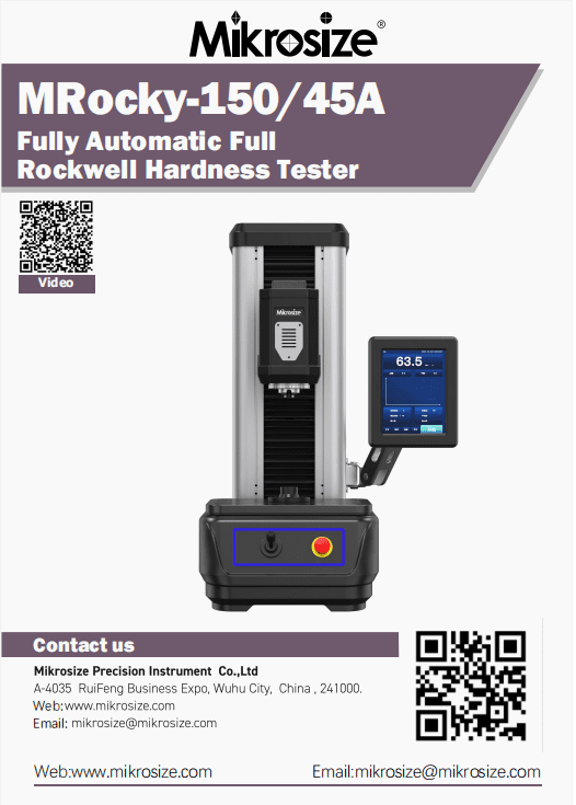 MRocky-150/45A Fully Automatic Twin Rockwell Hardness Tester