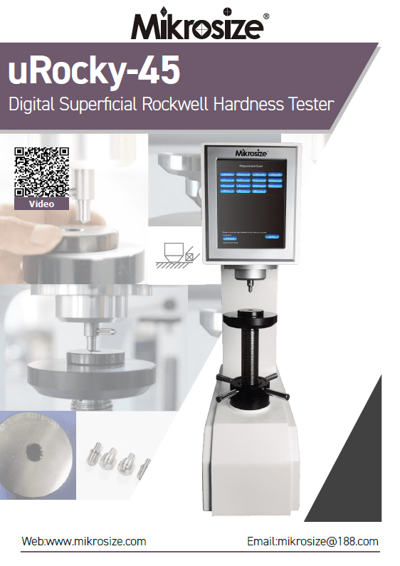 uRocky-45 Digital Superficial Rockwell Hardness Tester