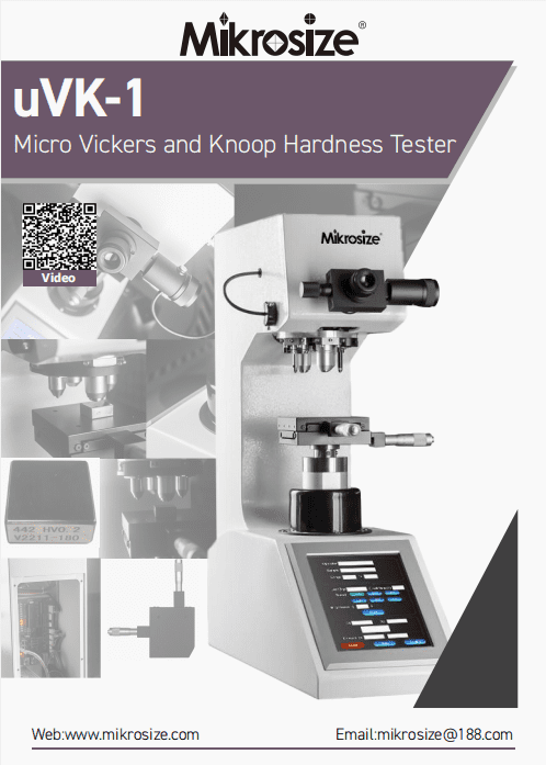 uVK-1 Auto-turret Micro Vickers and Knoop Hardness Tester
