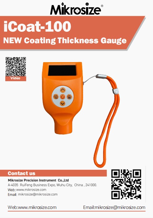 iCoat-100 NEW Coating Thickness Gauge