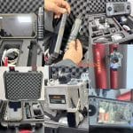 Wireless wheeled magnetic crawling electromagnetic ultrasonic thickness measurement robot