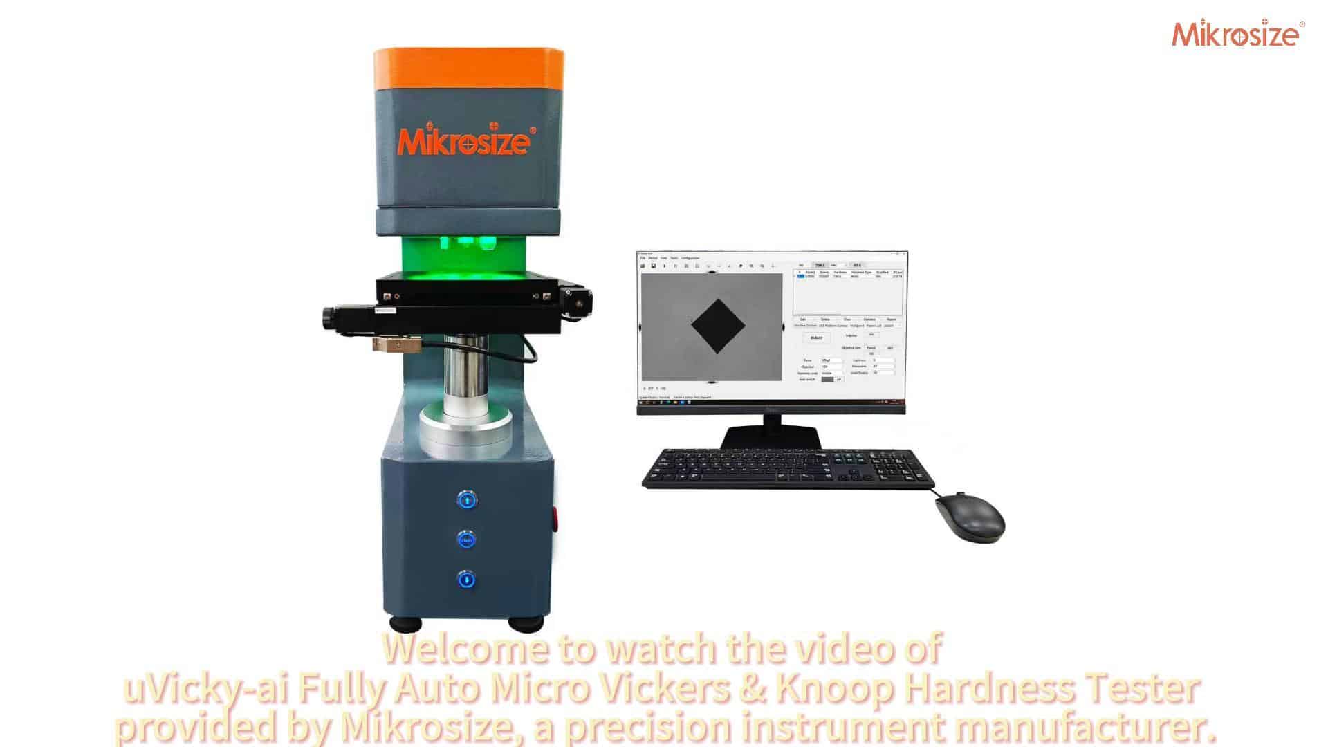 uVicky-AI Fully Auto Micro Vickers & Knoop Hardness Tester