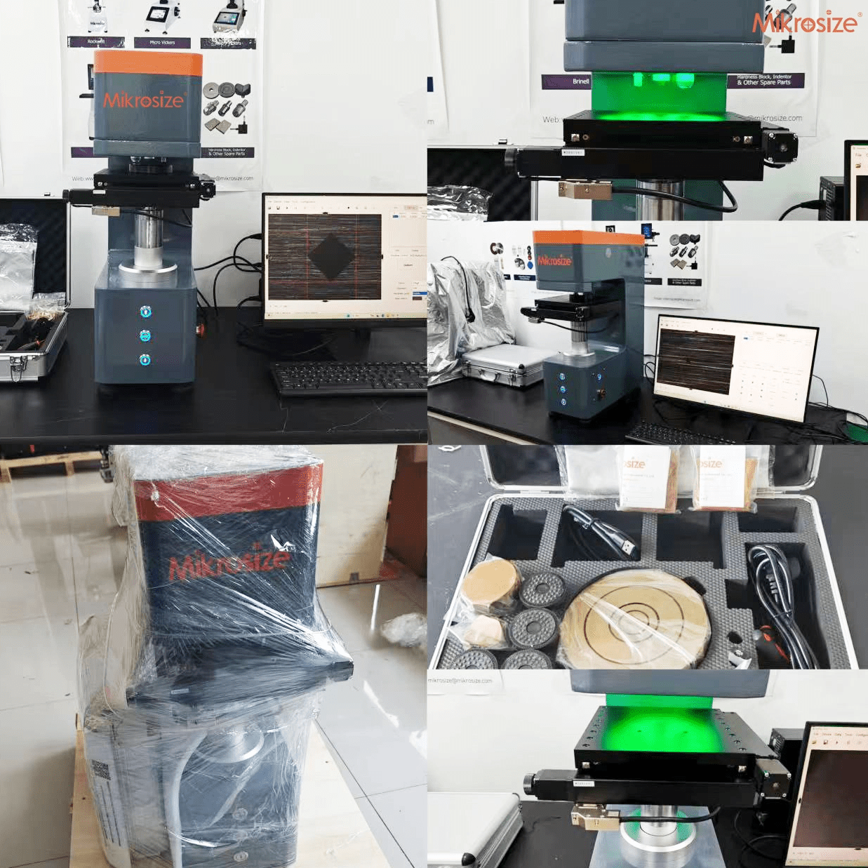 On-site training for the new Malaysia customer is complete. The hardness tester is now en route by sea.